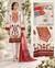 Ivory Blossom embroidered 3-piece lawn suit