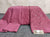 Dusty rose embroidered unstitched suit fabric set