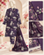 Purple Blossom floral unstitched lawn suit